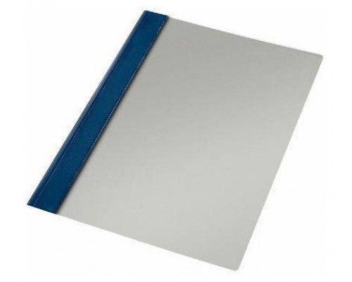 CAJA 50 DOSIERS FASTENER PVC FORMATO FOLIO COLOR AZUL MARINO ESSELTE 13216