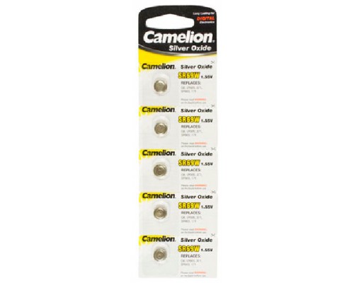 Boton Oxido plata SR69W 1.55V 0% Mercurio (5 pcs) Camelion