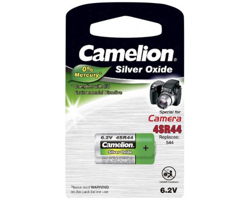 Camelion Oxido Plata 0% SR44/PX28