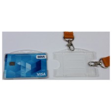 PACK 100 PORTA-TARJETAS PLASTICO RIGIDO 90X57 DOBLE POSICION IBERPLAS 147570100