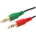 Cable audio equip jack 3.5mm hembra