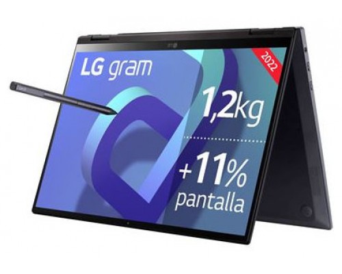 LG PORTATIL 14T90Q-G.AA78B 14"/CONVERTIBLE/TACTIL/CORE I7/16GB/1 TB SSD/WINDOWS HOME/NEGRO