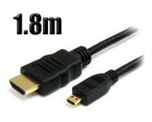 Cable Micro HDMI V1.4  A/M-D/M, 1.8 M