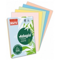 Pack de 5. PAQUETE 500H PAPEL 80GR A4 CHAMOIS CREMA ADAGIO 156219 [min5]