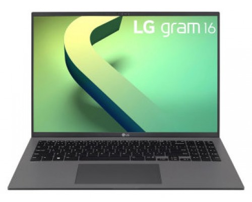 LG Gram 16Z90Q i7-1260P Portátil 40,6 cm (16") WQXGA Intel® Core™ i7 16 GB LPDDR5-SDRAM 512 GB SSD Wi-Fi 6E (802.11ax) Windows 11 Home Gris