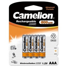 Recargable AAA 600mAh (4 pcs) Camelion