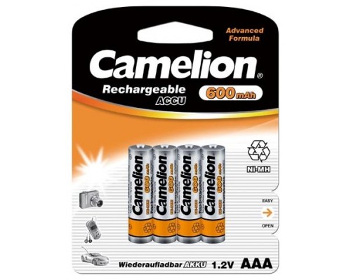 Recargable AAA 600mAh (4 pcs) Camelion