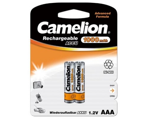 Recargable AAA 1000mAh (2 pcs) Camelion