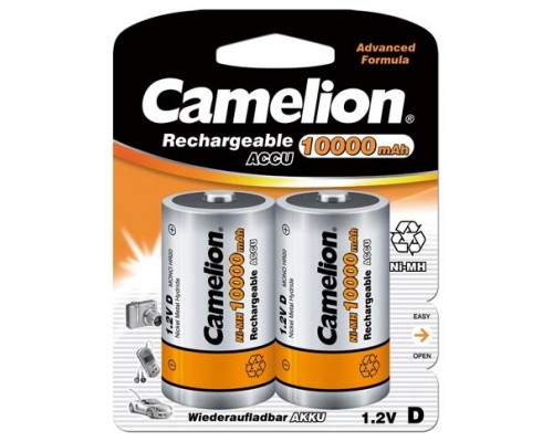 Recargable D 10000mAh (2 pcs) Camelion