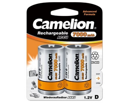 Recargable D 7000mAh (2 pcs) Camelion