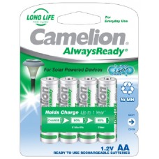 Recargable "Always Ready" AA 600mAh (4 pcs) Camelion