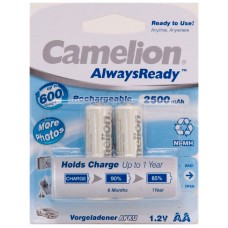 Recargable "Always Ready" AA 2500mAh (2 pcs) Camelion