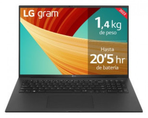 LG 17Z90R i7-1360P Portátil 43,2 cm (17") WQXGA Intel® Core™ i7 32 GB LPDDR5-SDRAM 1 TB SSD NVIDIA GeForce RTX 3050 Wi-Fi 6 (802.11ax) Windows 11 Home Negro