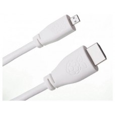 Raspberry Pi T7689AX cable HDMI 1 m HDMI tipo A (Estándar) HDMI tipo D (Micro) Blanco