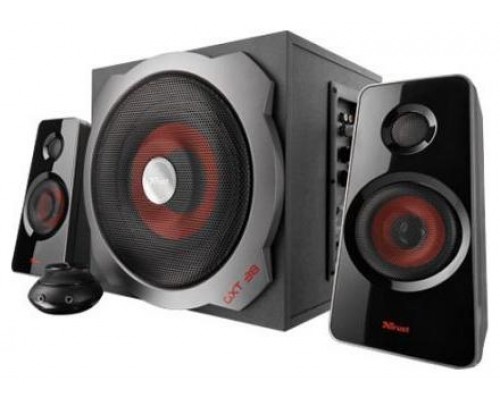 ALTAVOCES TRUST 2.1 GAMING GXT 38 TYTAN RMS 60W CONTROL VOLUM CON AURICULARES Y ENTRADA LINEA 19023