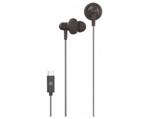 AURICULARES HP DHH-1126 TIPO C NEGRO CON MICRO