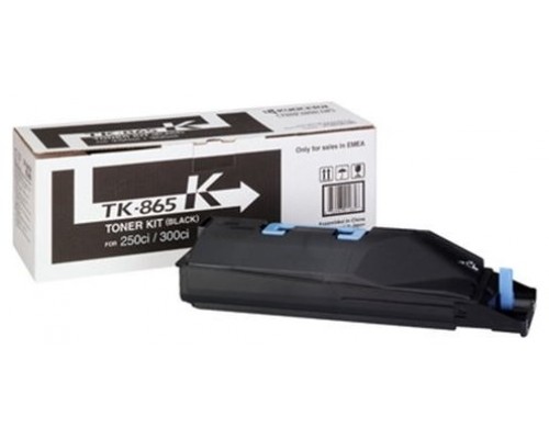 KYOCERA TASKalfa 250ci/300ci TK865K MFP Toner negro