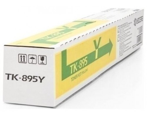 KYOCERA FSC-8020MCP/8025MCP/C8520/C8525 Toner laser Amarillo TK895Y