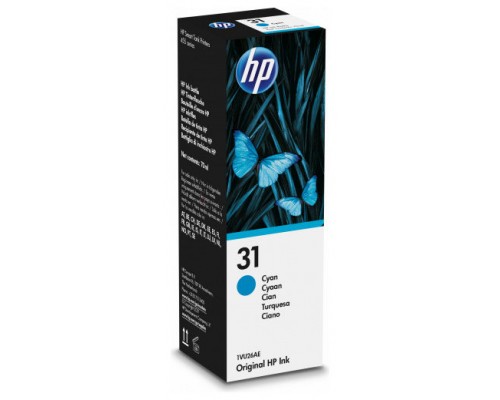 HP 31 BOTELLA DE TINTA CIAN HP31 (1VU26AE)