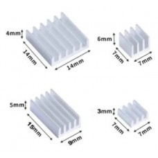 RASPBERRY DISIPADOR, PACK COMPATIBLE PI 4