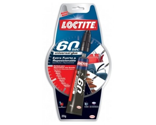 Pack de 12. ADHESIVO UNIVERSAL EXTRAFUERTE 60 SEGUNDOS LOCTITE 2066112 [min12]