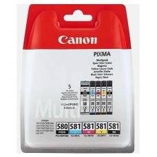 Multipack canon pgi - 580 pgbk + cli - 581 cymbk