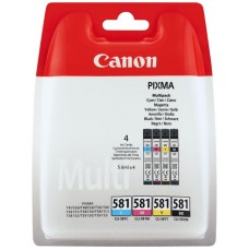 TINTA CANON CLI581 PACK DE 4 50 HOJAS DE PAPEL FOTOGRAFICO