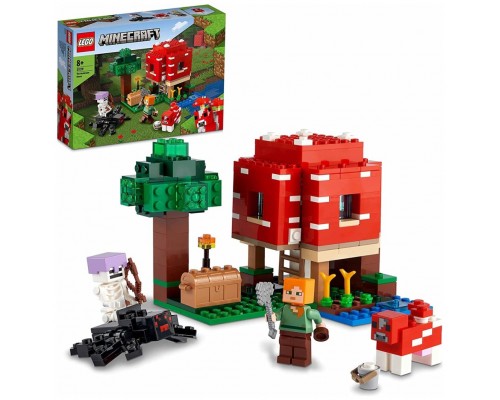 Lego minecraft la casa - champiñon