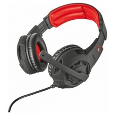 Trust GXT 310 Auriculares Casco Rojo