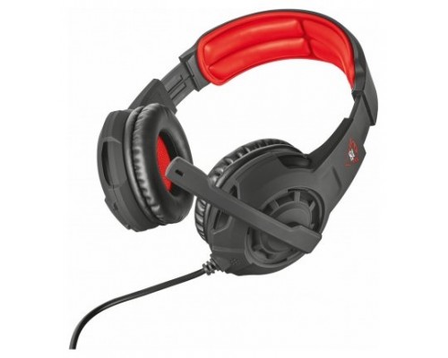 Trust GXT 310 Auriculares Casco Rojo