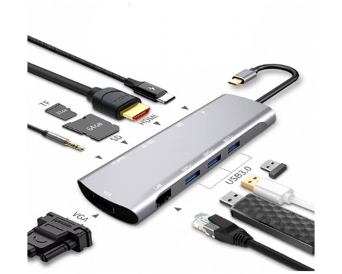 Hub USB 3.1 Tipo C con 10 Puertos Biwond