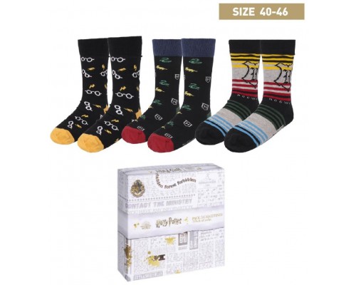 Pack calcetines 3 piezas harry potter