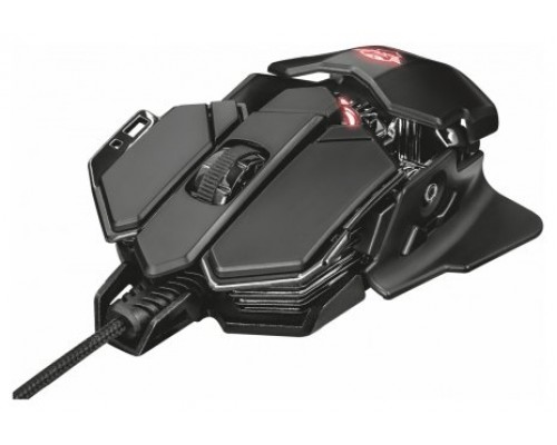 MOUSE TRUST GAMING GXT 138 X-RAY  ILUMINACION LED CUSTOMIZABLE 4000DPI 10 BOTONES PROGRAMABLES  22089