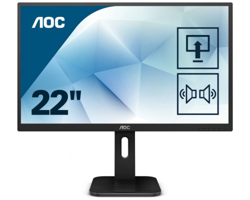 MONITOR AOC 22P1 21,5" FHD VGA DVI HDMI DP USB3 ALTAVOCES