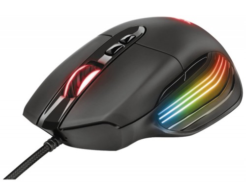 MOUSE OPTICO TRUST GAMING GXT 940 XIDON RGB DPI 10000 DPI  HASTA 8 BOTONES PROGRAMABLES (2 PARA PULGAR) 23574