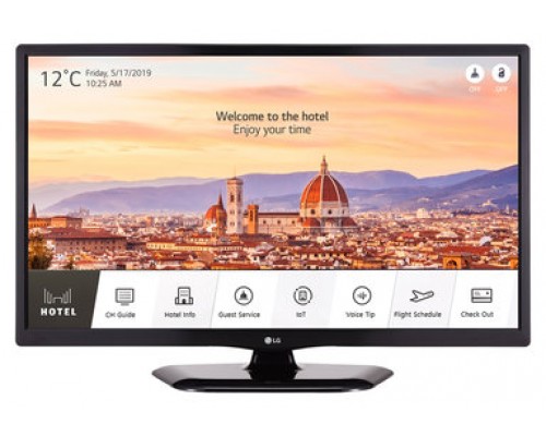 LG 24LT661H pantalla de señalización 61 cm (24") LED HD Pantalla plana para señalización digital Negro Web OS