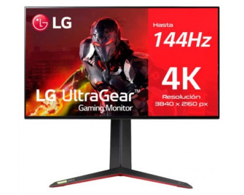 LG MONITOR (27GP95RP-B) (Q3"23) 27"/GAMING/4K 3840 X 2160/IPS/1 MS GTG/HDMI 2.1/NVIDIA G-SYNC COMPATIBLE/REGULABLE ALTURA/PIVOTABLE