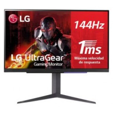 LG MONITOR (27GR93U-B) 27"/16:9/ULTRA GEAR GAMING/4K 3840 X 2160/IPS/1 MS/144 HZ/FREE SYNC/2X HDMI/DP/3X USB-A