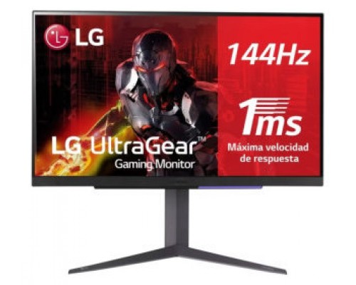 LG MONITOR (27GR93U-B) 27"/16:9/ULTRA GEAR GAMING/4K 3840 X 2160/IPS/1 MS/144 HZ/FREE SYNC/2X HDMI/DP/3X USB-A