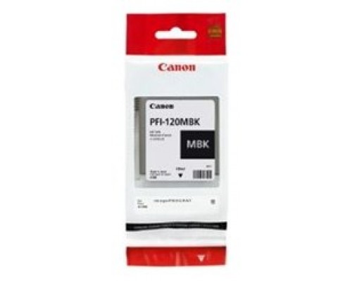 Cartucho canon pfi - 120 mbk negro mate