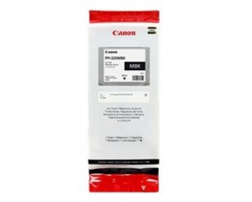 Cartucho canon pfi - 320 mbk negro mate