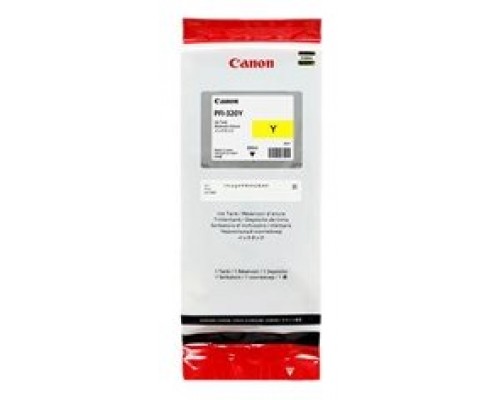 Cartucho canon pfi - 320 amarillo tm - 200tm - 200 mfp