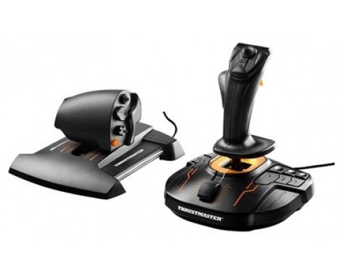 Thrustmaster T-16000M FCS Hotas Negro, Naranja USB Palanca de mando Analógico/Digital MAC, PC