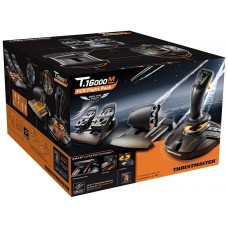 Thrustmaster T.16000M FCS Flight Pack Palanca de mando Mac,PC Analógico/Digital USB Negro