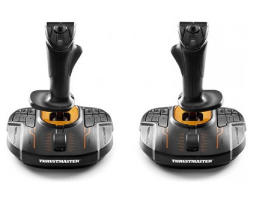 Thrustmaster T.16000M FCS SPACE SIM DUO Negro, Naranja USB Palanca de mando Analógico/Digital PC