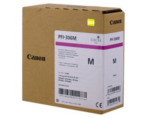 Cartucho canon pfi - 306m ipf8400se ipf8300s ipf8400s