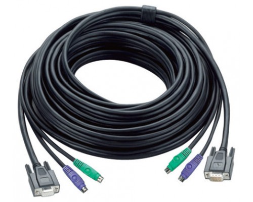 Aten 30ft PS/2 cable para video, teclado y ratón (kvm) Negro 10 m