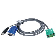 Aten 2L5203U cable para video, teclado y ratón (kvm) Negro 3 m