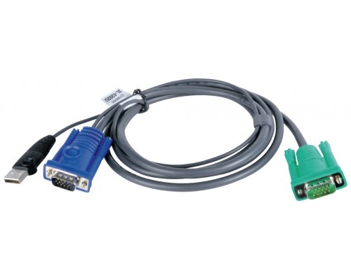 Aten 2L5203U cable para video, teclado y ratón (kvm) Negro 3 m