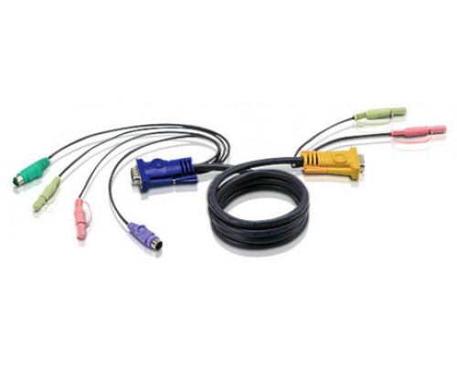 Aten 2L5303P cable para video, teclado y ratón (kvm) Negro 3 m